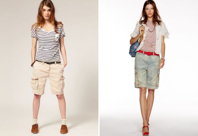 удлиненные шорты 2018